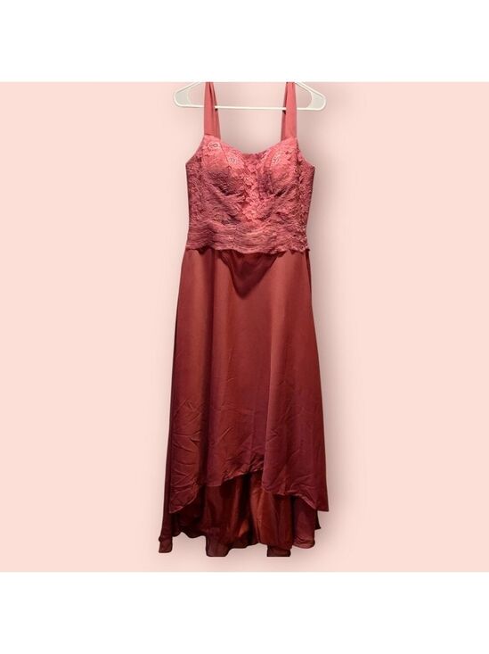 Wedding Dress Dresses & Skirts - Dark Pink Sleeveless Asymmetrical Back Bridesmaid Dress 10